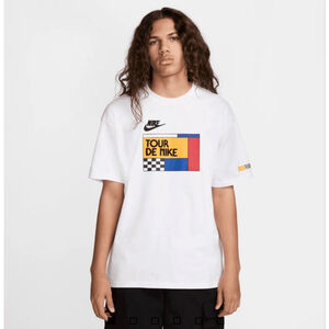 NIKE | Tour De Nike Short Sleeve Tee S White Multi-color